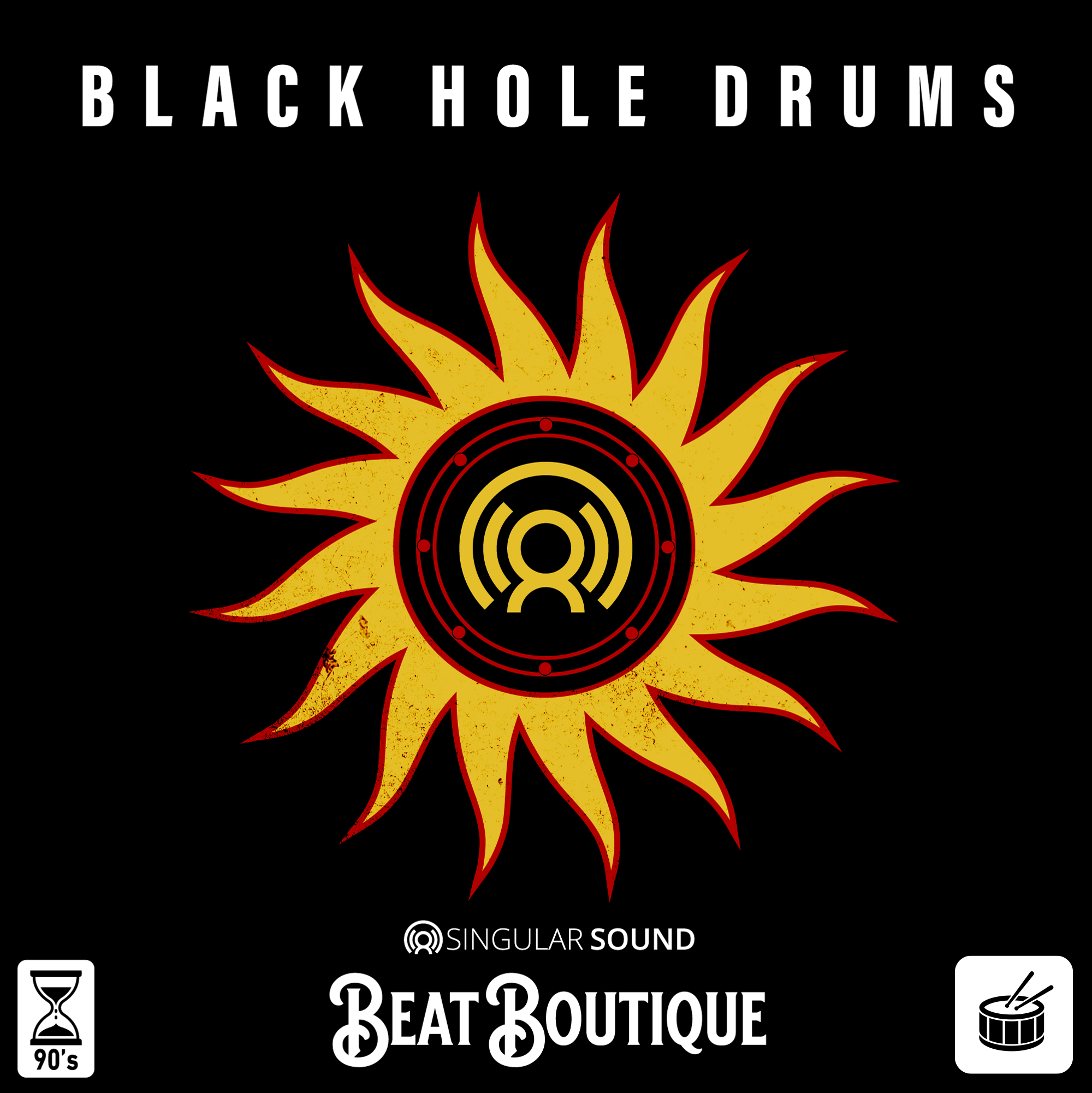 Black Hole Drums: 90's Drum Set