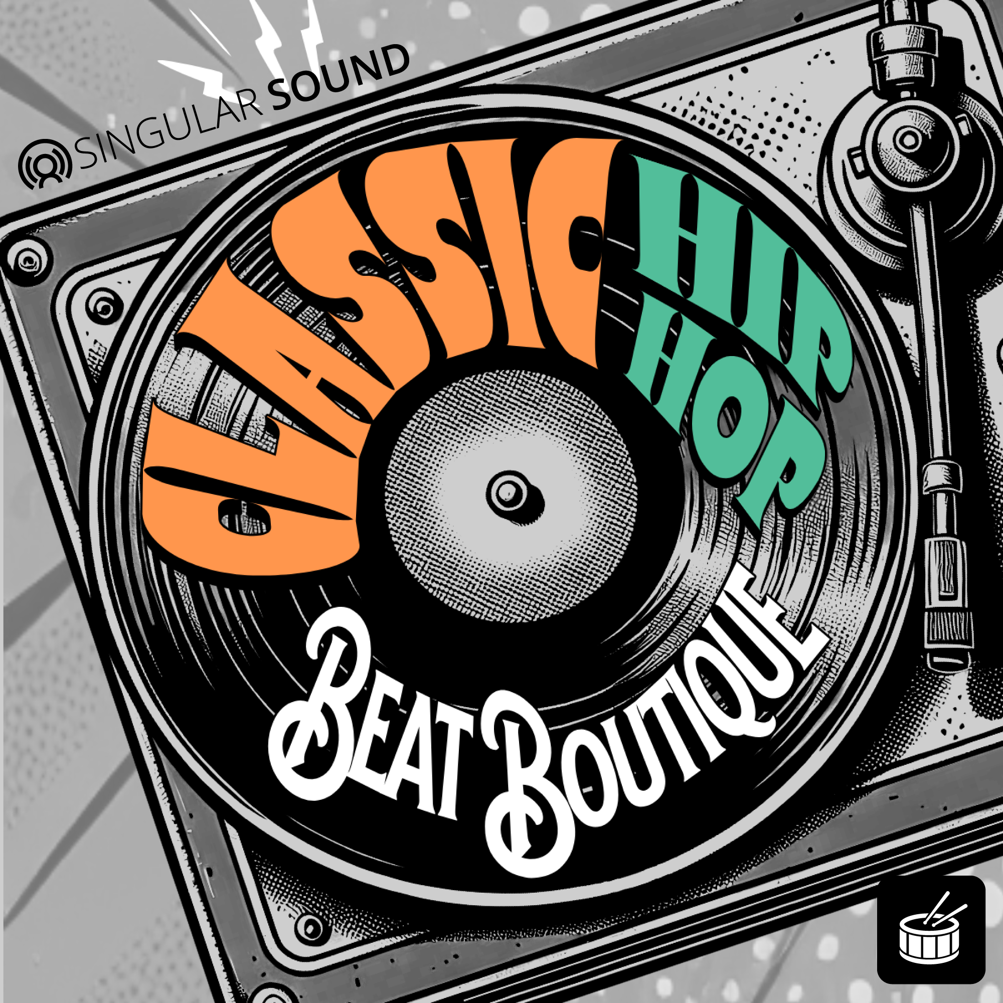 Classic Hip Hop Drum Set