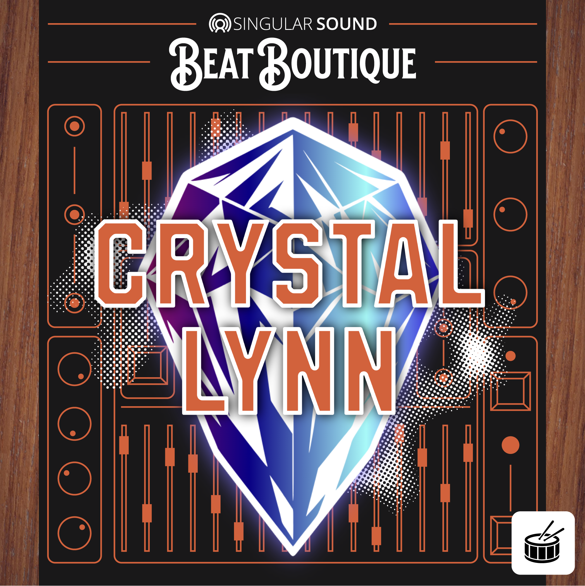 Crystal Lynn Drum Set