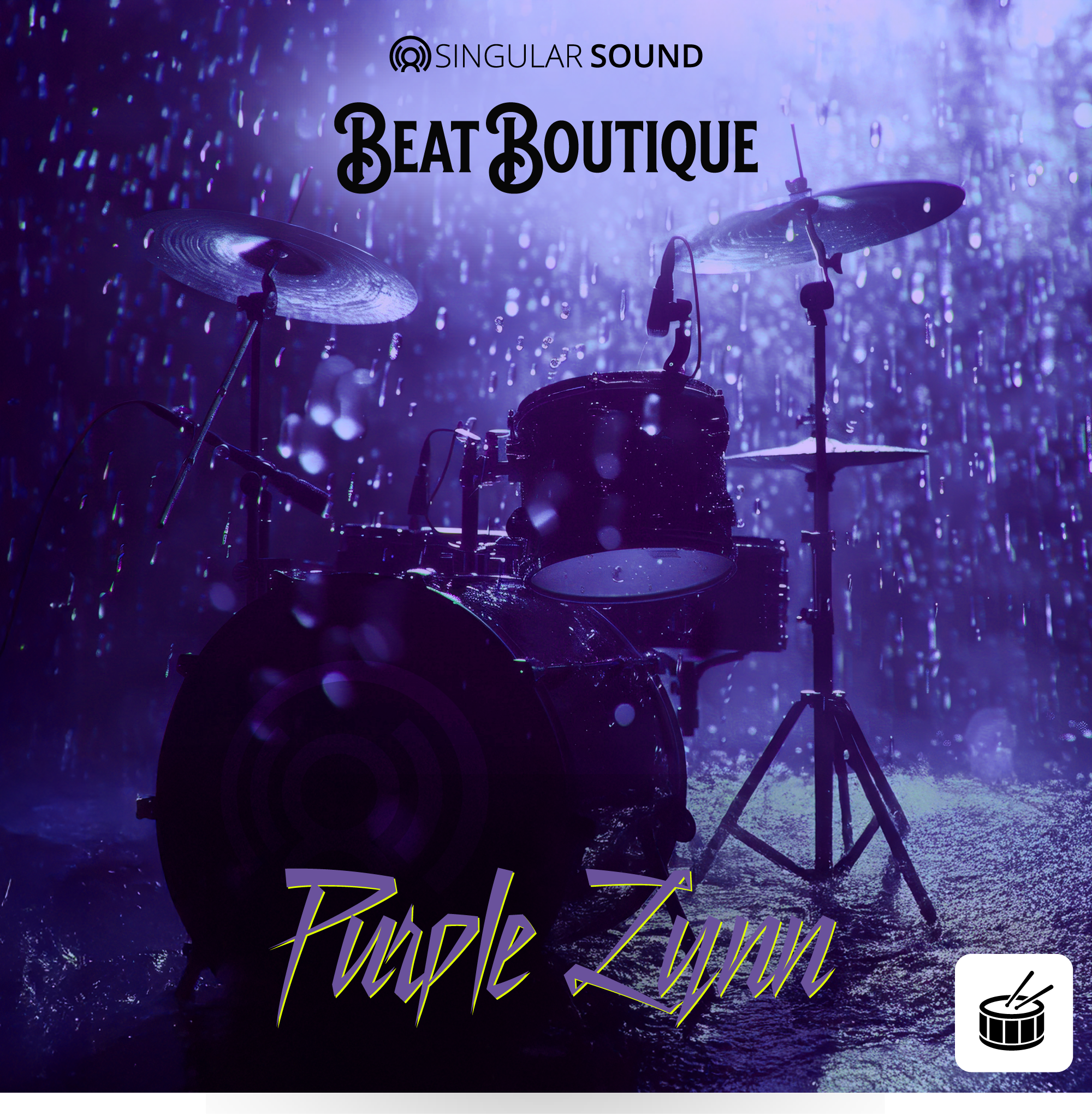 Royal Purple Lynn Drum Set