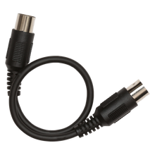 Load image into Gallery viewer, MIDI Cable, 12&quot;, 5-pin to 5-pin with Molded Connector Shells
