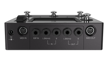 Load image into Gallery viewer, A view from behind the Aeros Loop Studio showing its inputs and outputs

