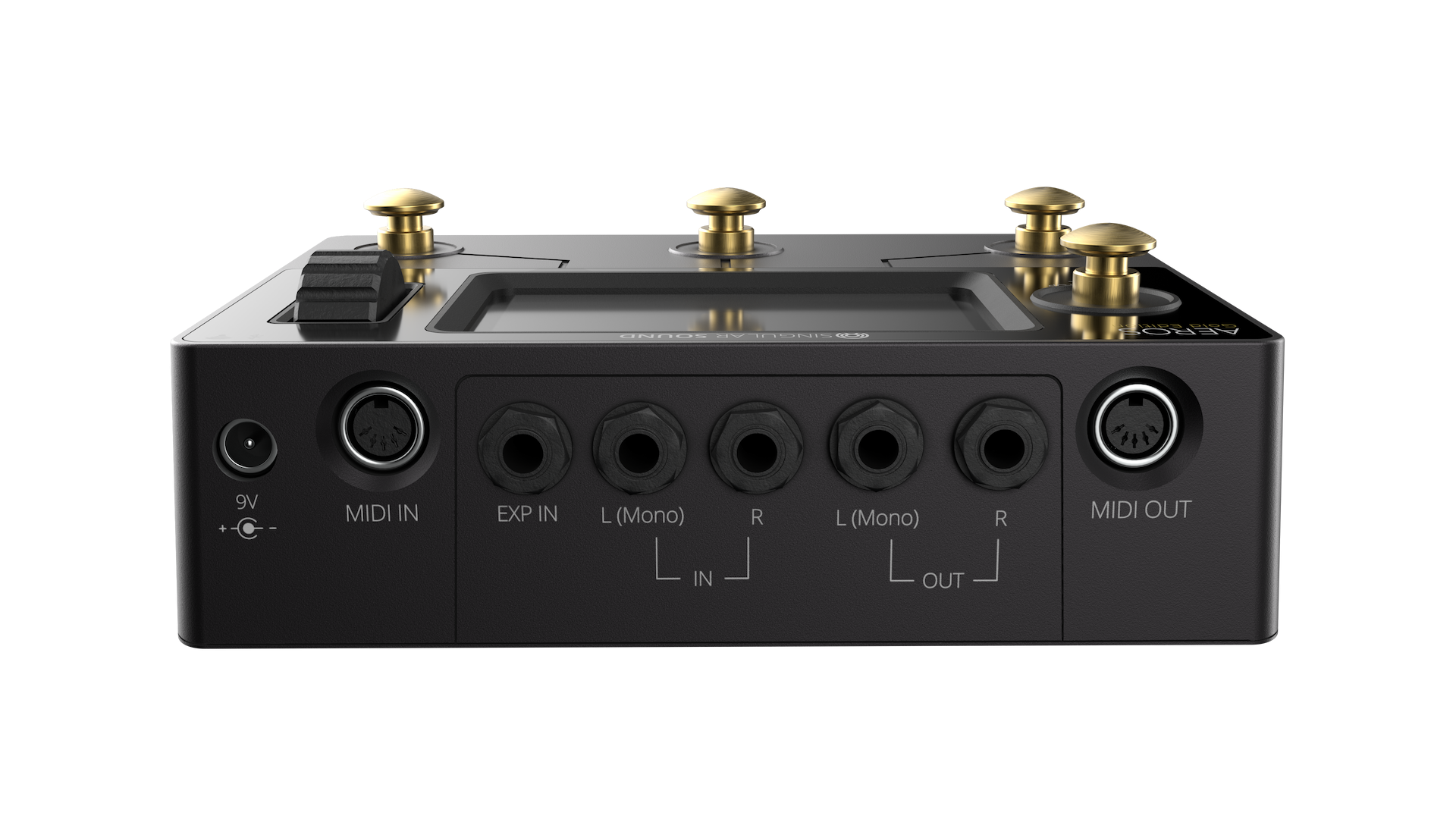 ギター AEROS Gold Edition Singular Sound Aeros Gold Edition: Multi-track Looper Pedal with Silent Buttons