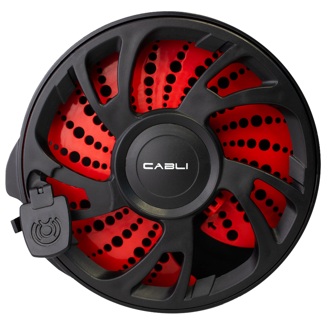Image of the front of the Cabli cable management system showing construction and pinch preventer